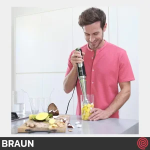گوشت کوب برقی چند کاره براون مدل Braun MQ 9187XLI | با توان 1200 وات