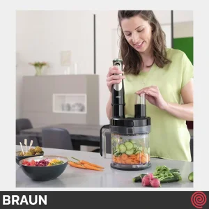 گوشت کوب برقی چند کاره براون مدل Braun MQ 9187XLI | با توان 1200 وات