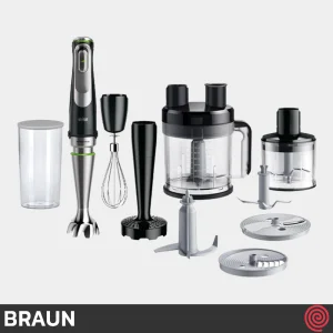 گوشت کوب برقی چند کاره براون مدل Braun MQ 9187XLI | با توان 1200 وات