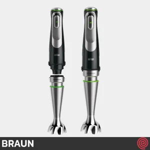 گوشت کوب برقی چند کاره براون مدل Braun MQ 9187XLI | با توان 1200 وات