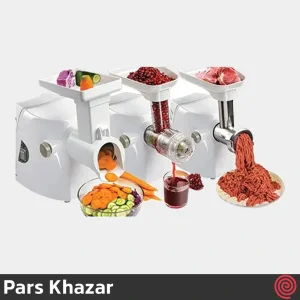 چرخ گوشت پارس خزر مدل همه کاره - Pars Khazar Hamehkareh | با توان 1000 وات
