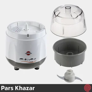 خردکن برقی 0.5 لیتری  پارس خزر مدل Pars Khazar GR-123P | با توان 500 وات