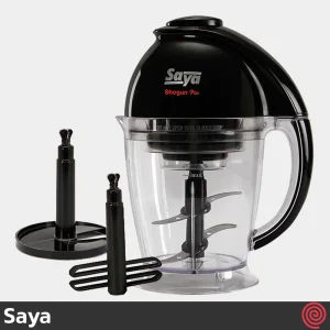 خردکن برقی چندکاره سایا مدل شوگان پرو - Saya Shogun Pro | رنگ مشکی با توان 1000 وات