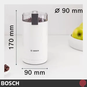 آسیاب قهوه بوش مدل Bosch TSM6A011W | ظرفیت 75 گرم با توان 180 وات