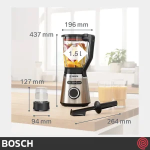 مخلوط کن چند کاره بوش مدل Bosch MMB6386M | با توان 1200 وات