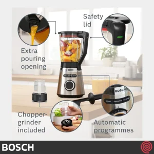 مخلوط کن چند کاره بوش مدل Bosch MMB6386M | با توان 1200 وات