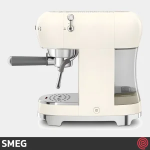 اسپرسو ساز اسمگ مدل SMEG ECF02CR | رنگ کرم براق با فشار 15 بار