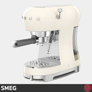 اسپرسو ساز اسمگ مدل SMEG ECF02CR | رنگ کرم براق با فشار 15 بار