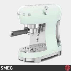اسپرسو ساز اسمگ مدل SMEG ECF02PG | رنگ سبز پاستلی با فشار 15 بار