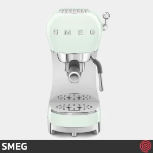 اسپرسو ساز اسمگ مدل SMEG ECF02PG | رنگ سبز پاستلی با فشار 15 بار
