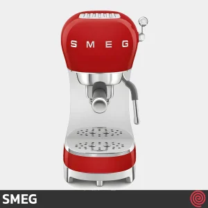 اسپرسو ساز اسمگ مدل SMEG ECF02RD | رنگ قرمز با فشار 15 بار
