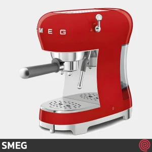 اسپرسو ساز اسمگ مدل SMEG ECF02RD | رنگ قرمز با فشار 15 بار