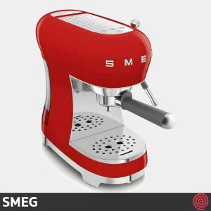 اسپرسو ساز اسمگ مدل SMEG ECF02RD | رنگ قرمز با فشار 15 بار