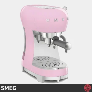 اسپرسو ساز اسمگ مدل SMEG ECF02PK | رنگ صورتی با فشار 15 بار