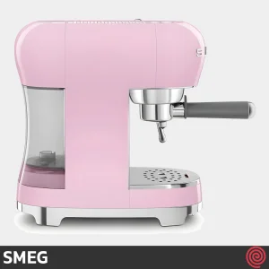 اسپرسو ساز اسمگ مدل SMEG ECF02PK | رنگ صورتی با فشار 15 بار