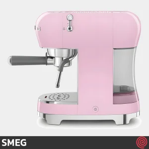 اسپرسو ساز اسمگ مدل SMEG ECF02PK | رنگ صورتی با فشار 15 بار
