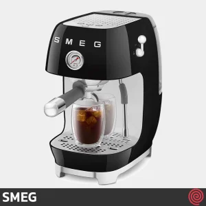 اسپرسو ساز اسمگ مدل SMEG ECF03BL | رنگ مشکی براق با فشار 19 بار