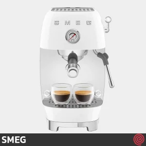 اسپرسو ساز اسمگ مدل SMEG ECF03WH | رنگ سفید با فشار 19 بار