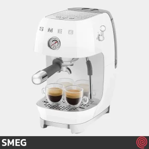 اسپرسو ساز اسمگ مدل SMEG ECF03WH | رنگ سفید با فشار 19 بار