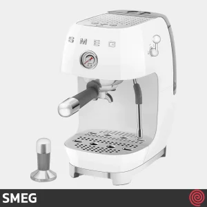 اسپرسو ساز اسمگ مدل SMEG ECF03WH | رنگ سفید با فشار 19 بار