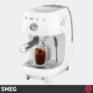 اسپرسو ساز اسمگ مدل SMEG ECF03WH | رنگ سفید با فشار 19 بار