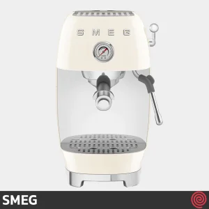 اسپرسو ساز اسمگ مدل SMEG ECF03CR | رنگ کرم با فشار 19 بار