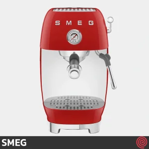 اسپرسو ساز اسمگ مدل SMEG ECF03RD | رنگ قرمز با فشار 19 بار