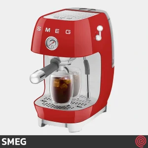 اسپرسو ساز اسمگ مدل SMEG ECF03RD | رنگ قرمز با فشار 19 بار