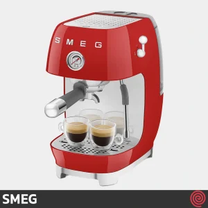 اسپرسو ساز اسمگ مدل SMEG ECF03RD | رنگ قرمز با فشار 19 بار