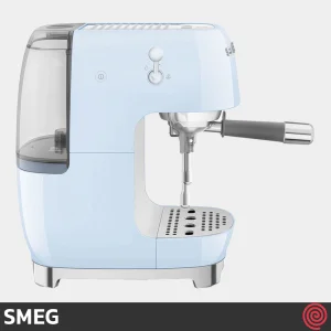 اسپرسو ساز اسمگ مدل SMEG ECF03PB | رنگ آبی پاستلی با فشار 19 بار