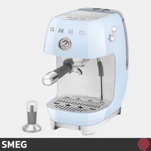 اسپرسو ساز اسمگ مدل SMEG ECF03PB | رنگ آبی پاستلی با فشار 19 بار