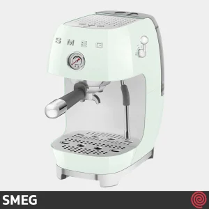 اسپرسو ساز اسمگ مدل SMEG ECF03PG | رنگ سبز پاستلی با فشار 19 بار