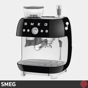 اسپرسو ساز اسمگ مدل SMEG EGF03BL | رنگ مشکی براق با آسیاب و فشار 20 بار