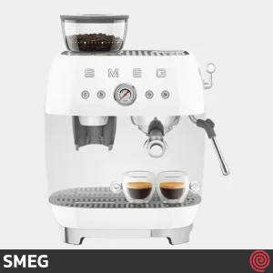 اسپرسو ساز اسمگ مدل SMEG EGF03WH | رنگ سفید با آسیاب و فشار 20 بار