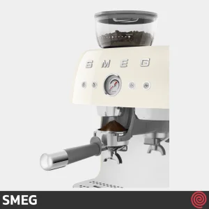 اسپرسو ساز اسمگ مدل SMEG EGF03CR | رنگ کرم با آسیاب و فشار 20 بار