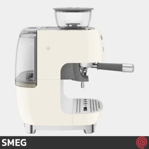 اسپرسو ساز اسمگ مدل SMEG EGF03CR | رنگ کرم با آسیاب و فشار 20 بار