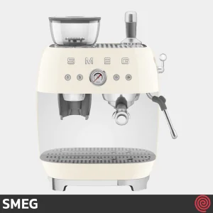 اسپرسو ساز اسمگ مدل SMEG EGF03CR | رنگ کرم با آسیاب و فشار 20 بار