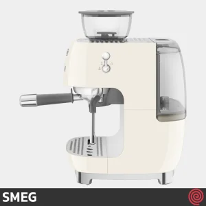اسپرسو ساز اسمگ مدل SMEG EGF03CR | رنگ کرم با آسیاب و فشار 20 بار