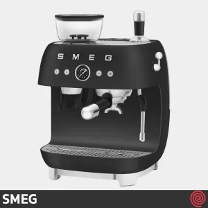 اسپرسو ساز اسمگ مدل SMEG EGF03BLM | رنگ مشکی مات با آسیاب و فشار 20 بار