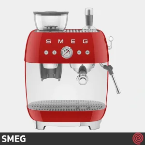 اسپرسو ساز اسمگ مدل SMEG EGF03RD | رنگ قرمز با آسیاب و فشار 20 بار