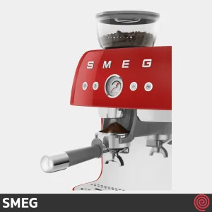 اسپرسو ساز اسمگ مدل SMEG EGF03RD | رنگ قرمز با آسیاب و فشار 20 بار