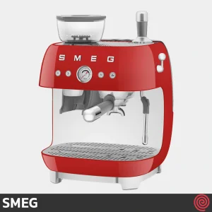 اسپرسو ساز اسمگ مدل SMEG EGF03RD | رنگ قرمز با آسیاب و فشار 20 بار
