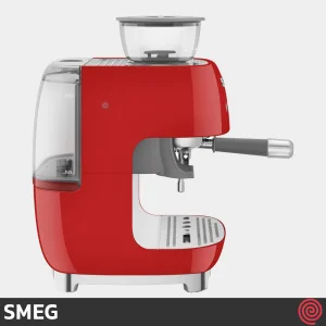 اسپرسو ساز اسمگ مدل SMEG EGF03RD | رنگ قرمز با آسیاب و فشار 20 بار