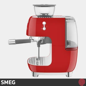 اسپرسو ساز اسمگ مدل SMEG EGF03RD | رنگ قرمز با آسیاب و فشار 20 بار