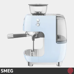 اسپرسو ساز اسمگ مدل SMEG EGF03PB | رنگ آبی پاستلی با آسیاب و فشار 20 بار