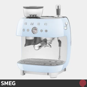 اسپرسو ساز اسمگ مدل SMEG EGF03PB | رنگ آبی پاستلی با آسیاب و فشار 20 بار