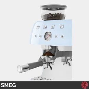 اسپرسو ساز اسمگ مدل SMEG EGF03PB | رنگ آبی پاستلی با آسیاب و فشار 20 بار