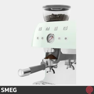 اسپرسو ساز اسمگ مدل SMEG EGF03PG | رنگ سبز پاستلی با آسیاب و فشار 20 بار