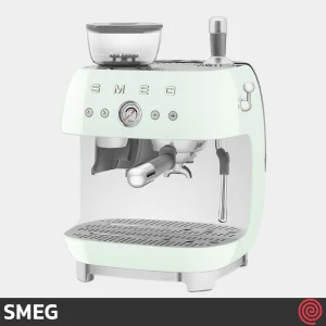 اسپرسو ساز اسمگ مدل SMEG EGF03PG | رنگ سبز پاستلی با آسیاب و فشار 20 بار
