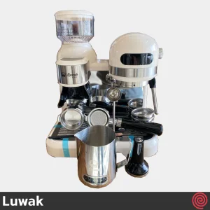 اسپرسو ساز لواک مدل Luwak LWK-CM3220 | نیمه اتوماتیک با آسیاب و فشار 20 بار